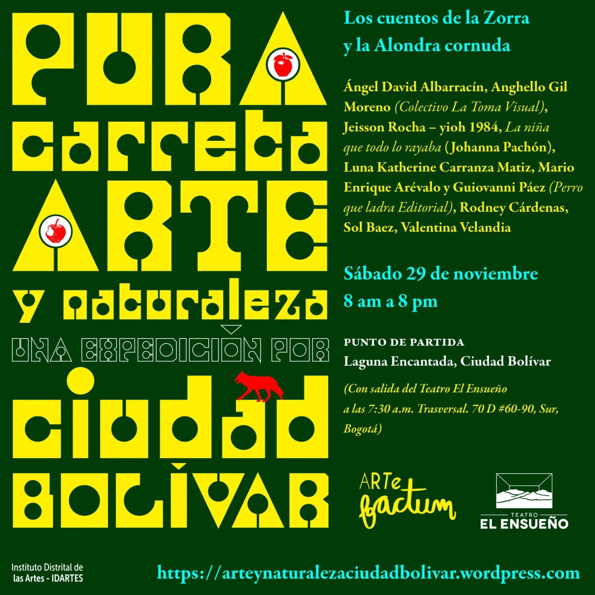 Arte y Naturaleza en Ciudad Bolívar / Laboratorios de cocreación Artefactum – IDARTES